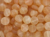 Glass Pressed Beads 8mm Flat Round