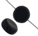 Glass Pressed Beads 8mm Flat Round