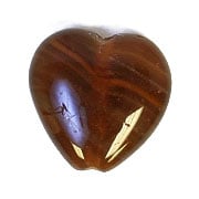 Glass Pressed Beads 10x10mm Heart 