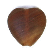 Glass Pressed Beads 10x10mm Heart 