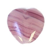 Glass Pressed Beads 10x10mm Heart 