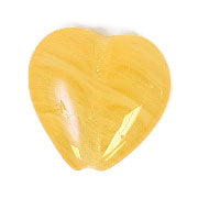 Glass Pressed Beads 10x10mm Heart 