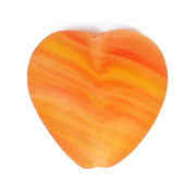 Glass Pressed Beads 10x10mm Heart 