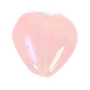 Glass Pressed Beads 10x10mm Heart 