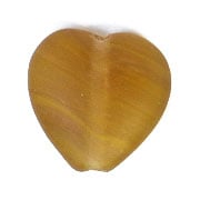 Glass Pressed Beads 10x10mm Heart 