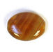 Glass Pressed Beads 12x9mm Flat Oval