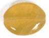 Glass Pressed Beads 12x9mm Flat Oval