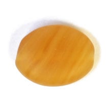 Glass Pressed Beads 12x9mm Flat Oval