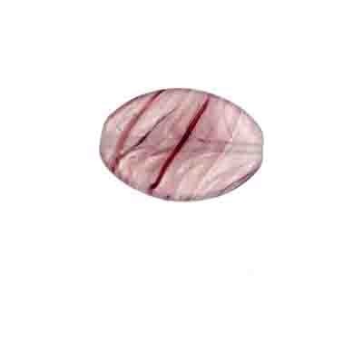 Glass Pressed Beads 16x12mm Flat Oval