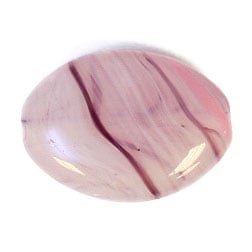 Glass Pressed Beads 16x12mm Flat Oval 