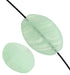 Glass Pressed Beads 16x12mm Flat Oval 