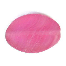 Glass Pressed Beads 16x12mm Flat Oval 