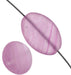 Glass Pressed Beads 16x12mm Flat Oval 