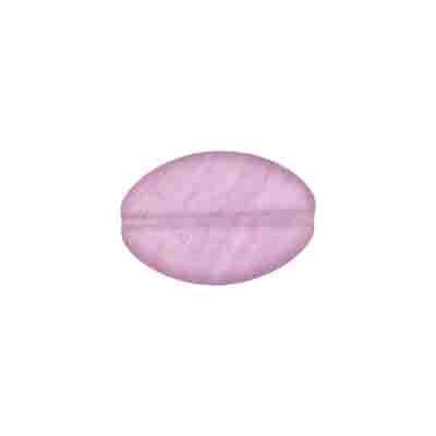 Glass Pressed Beads 16x12mm Flat Oval