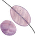 Glass Pressed Beads 16x12mm Flat Oval 