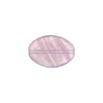 Glass Pressed Beads 16x12mm Flat Oval