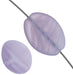 Glass Pressed Beads 16x12mm Flat Oval 