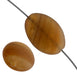 Glass Pressed Beads 16x12mm Flat Oval 