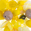Czech Glass Bead Mixes 50g Lemonade