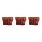 Glass Pressed Bead 10x8mm Butterfly Brown Multi