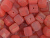 Glass Pressed Beads 8x10mm Cubes