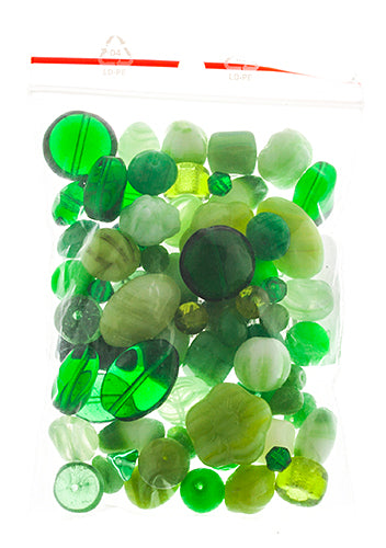 Czech Glass Bead Mixes 50g Appletini