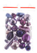 Imitation Glass Pearl Mixes 50g Purple Velvet