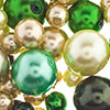 Imitation Glass Pearl Mixes 50g Emerald Isles