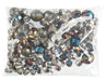 Glass Firepolished Beads Crystal Vitrail Half Coat Assorted Size