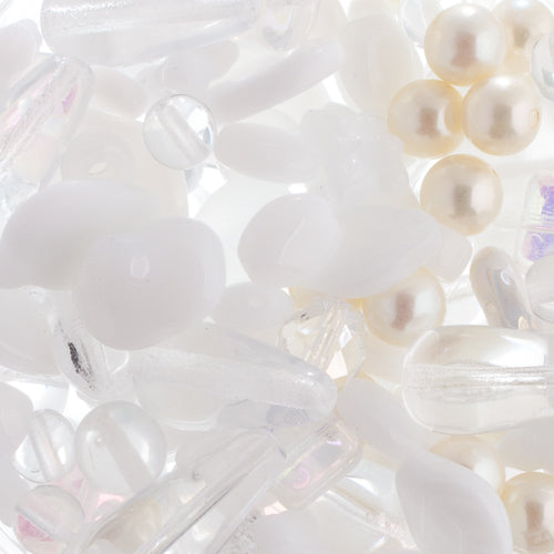 Czech Glass Beads Mixes Approx 100g Crystal Palace