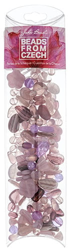 Czech Glass Beads Mixes Approx 100g Eggplant Souffle