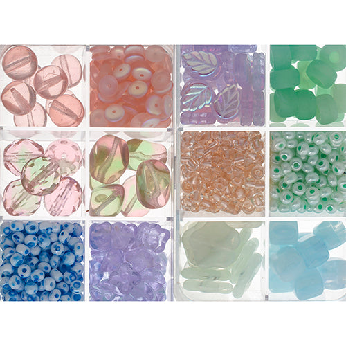 Czech Glass Beads - Soft Glow Approx 200g