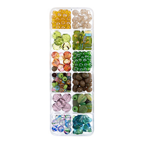 Czech Glass Beads - Stained Glass Approx 200g