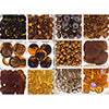 Czech Glass Beads - Topaz Pizzazz Approx 200g