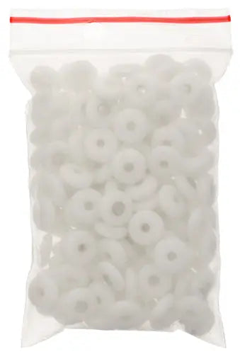 Volcanic UFO Bead Small White 9mm