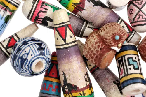 Peru Handcraft Bead Assorted Shapes & Colours