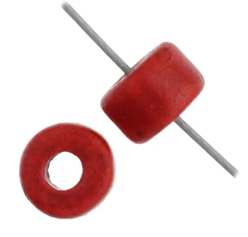 Ceramic Bead Cylinder 6x4mm 