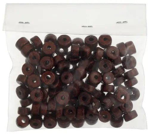 Ceramic Bead Cylinder 8x5mm Dark Brown