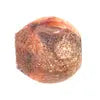 Resin Bead Round Cut 20mm 8" Strung Burnt Effect