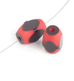 Resin Bead Oval Facet.11x19mm 8" Strung