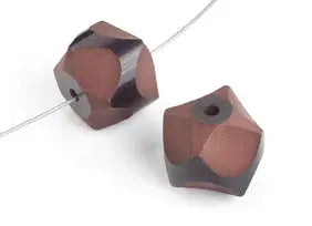Resin Bead Fancy Facet 18x12mm 8" Strung