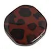 Resin Irregular Round Flat 28mm 8" Strung Dalmatian
