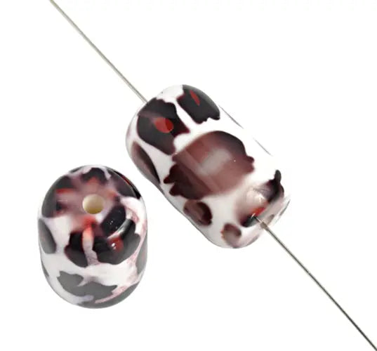 Resin Capsule 15x25mm 8" Strung Dalmation (8pcs) 