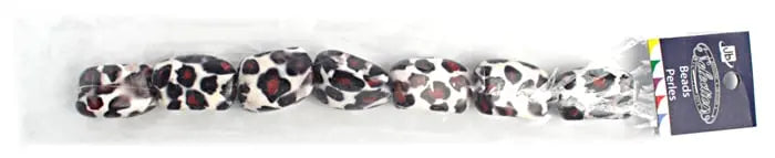 Resin Nugget 18x28mm 8" Strand Dalmation (7pcs) 