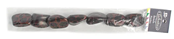 Resin Nugget 18x28mm 8" Strand Dalmation (7pcs) 