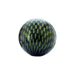 Checker Beads Round 18mm Approx 9pcs/Strand - Cosplay Supplies Inc