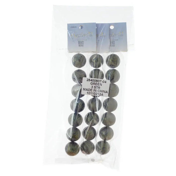 Checker Beads Round 22mm Approx 7pcs/Strand