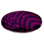 Checker Beads Oval 33x19mm Approx 5pcs/Strand - Cosplay Supplies Inc