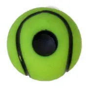 Acrylic Sport Bead Tennis Ball 12mm Yellow With Black Lines