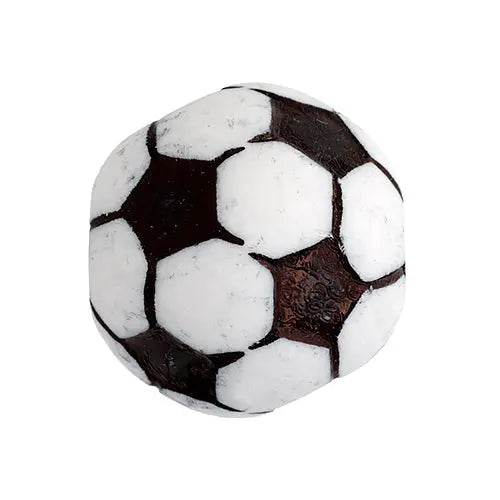 Acrylic Sports Bead Soccer 18mm White/Black